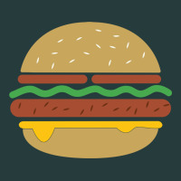 Vintage Burger Print Premium Hoodie | Teevron