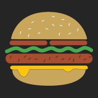 Vintage Burger Print Premium Hoodie | Teevron
