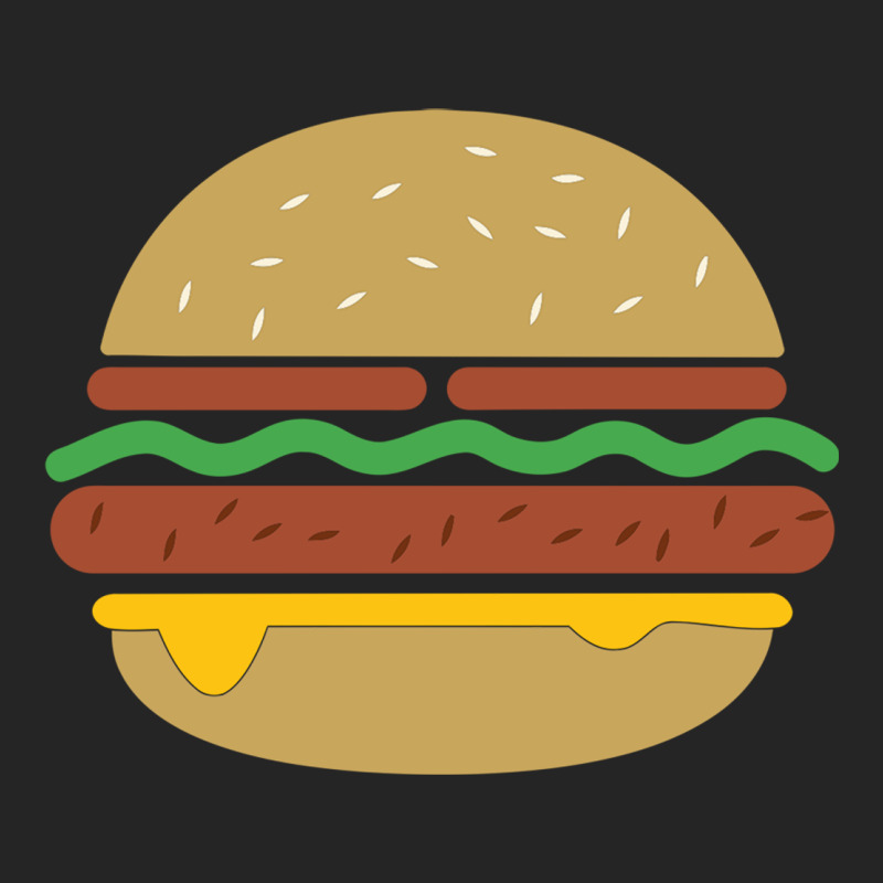 Vintage Burger Print Premium Hoodie by linhVisuals | Teevron