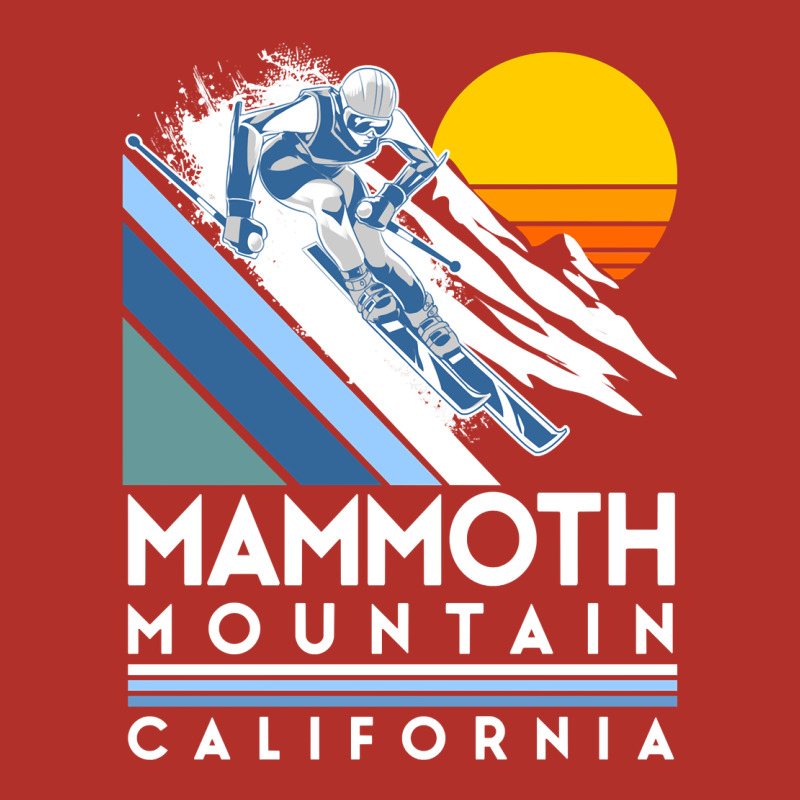 Mammoth Mountain California Retro Ski Sweatshirt Premium Hoodie by linhVisuals | Teevron