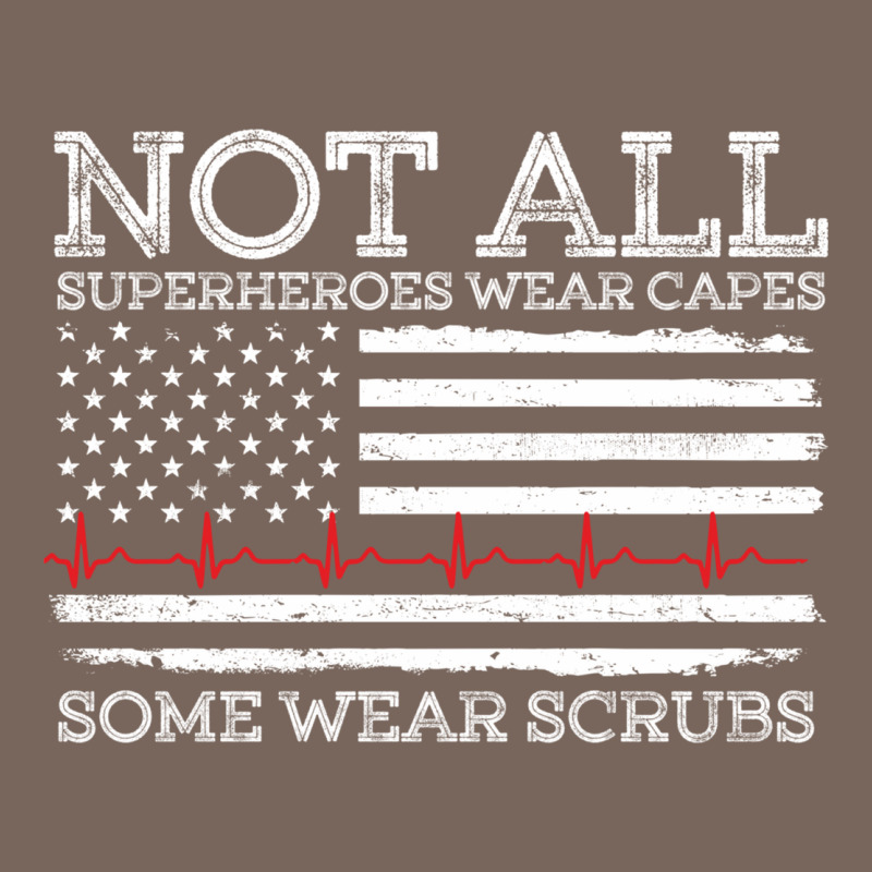 Nurses Not All Superheroes Wear Caps Some Wear Scrubs Nurse Supportive Premium Hoodie by linhVisuals | Teevron