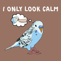 Parakeet Bird Biting Finger Funny I Only Look Calm Premium Hoodie | Teevron