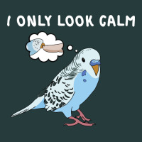 Parakeet Bird Biting Finger Funny I Only Look Calm Premium Hoodie | Teevron
