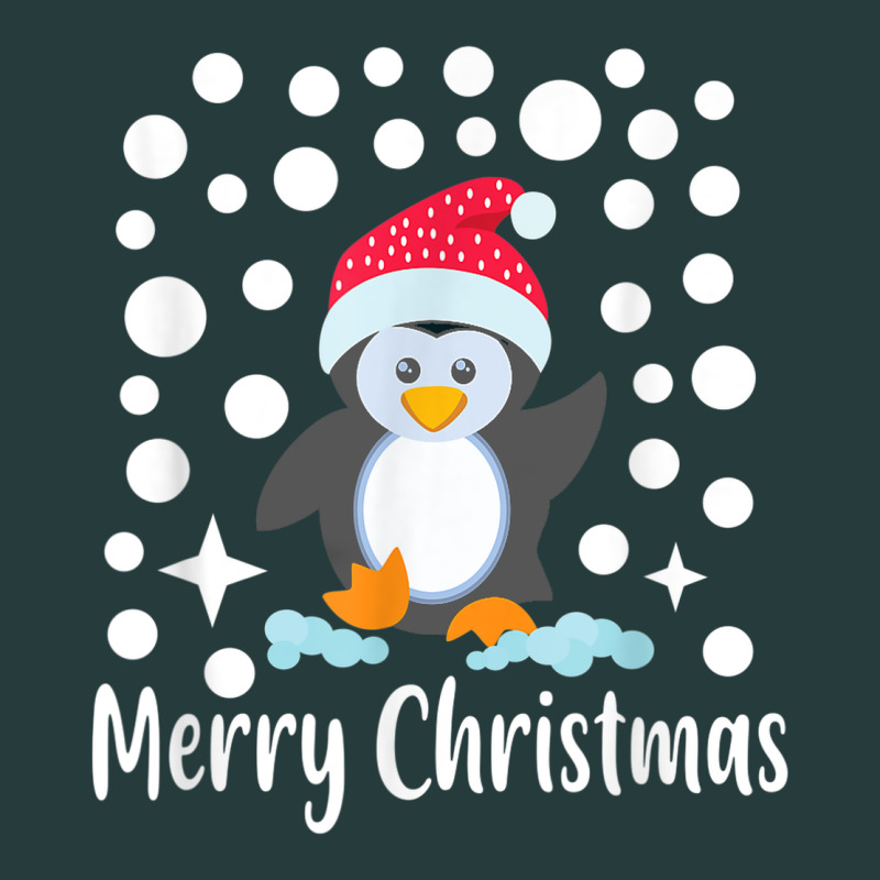 Penguin Merry Christmas With Snow Premium Hoodie by linhVisuals | Teevron