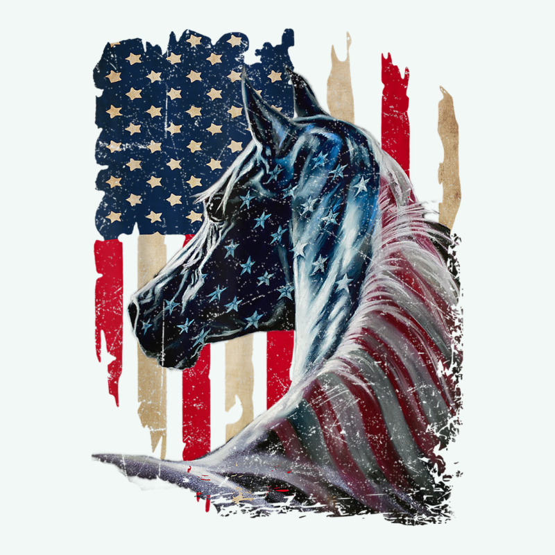 Patriotic Horse American Flag   Horse Vintage Premium Hoodie by linhVisuals | Teevron