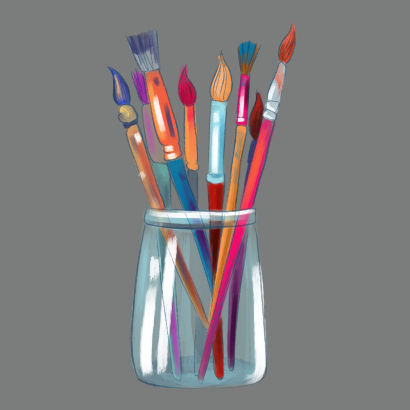 Paint Brushes Premium Hoodie by linhVisuals | Teevron