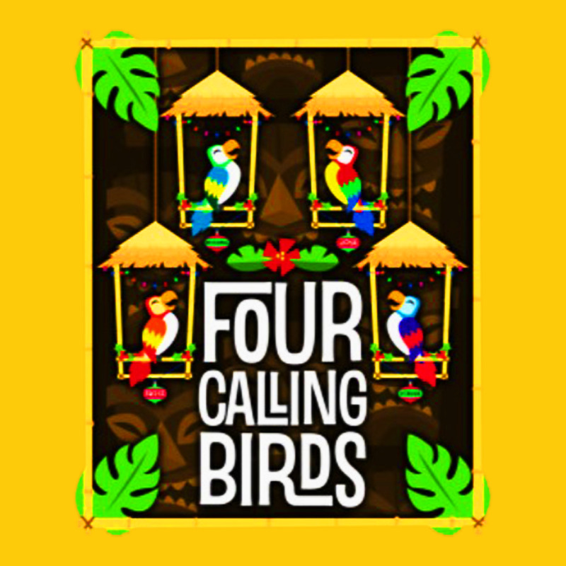 Four Calling Birds Premium Hoodie by linhVisuals | Teevron