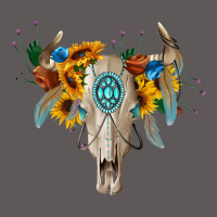 Boho Bull Skull Premium Hoodie | Teevron