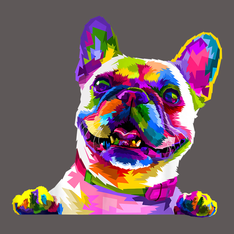 Frenchie French Bulldog Pop Art Portrait Bouledogue T Shirt Premium Hoodie by linhVisuals | Teevron