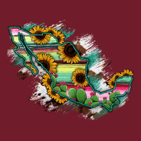 Guerrero Mexico Sunflower Map Zipper Hoodie | Teevron