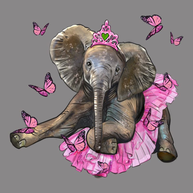 Baby Elephant With Tutu Vintage Tee by LillyAllenDesigns | Teevron