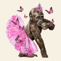 Baby Gorilla With Tutu Vintage Tee | Teevron
