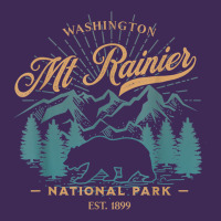 Mount Rainier National Park Washington Usa Vacation Hiking Premium Hoodie | Teevron