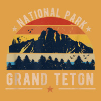 National Park Grand Teton Vintage Retro Hiking Premium Hoodie | Teevron
