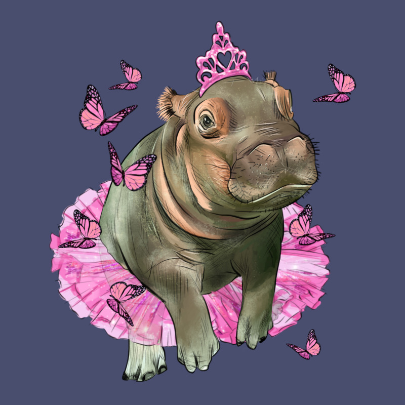 Baby Hippo With Tutu Vintage Tee by LillyAllenDesigns | Teevron
