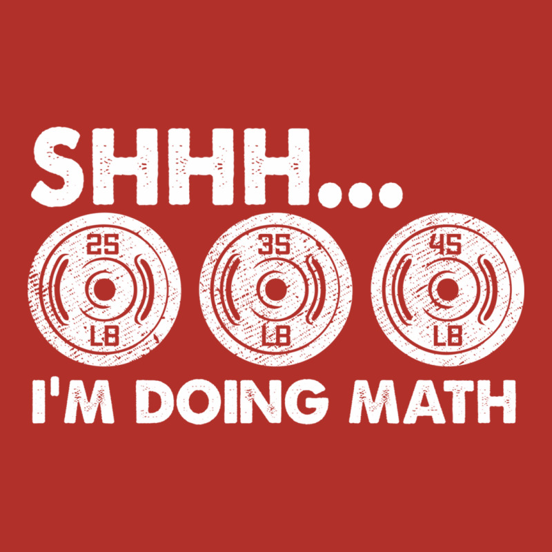 Shhh I'm Doing Math Gym Funny Bodybuilding Weightlifting Humor Quote Premium Hoodie by linhVisuals | Teevron