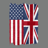 United States With United Kingdom Flag Mix Us And Uk Union Jack Premium Hoodie | Teevron