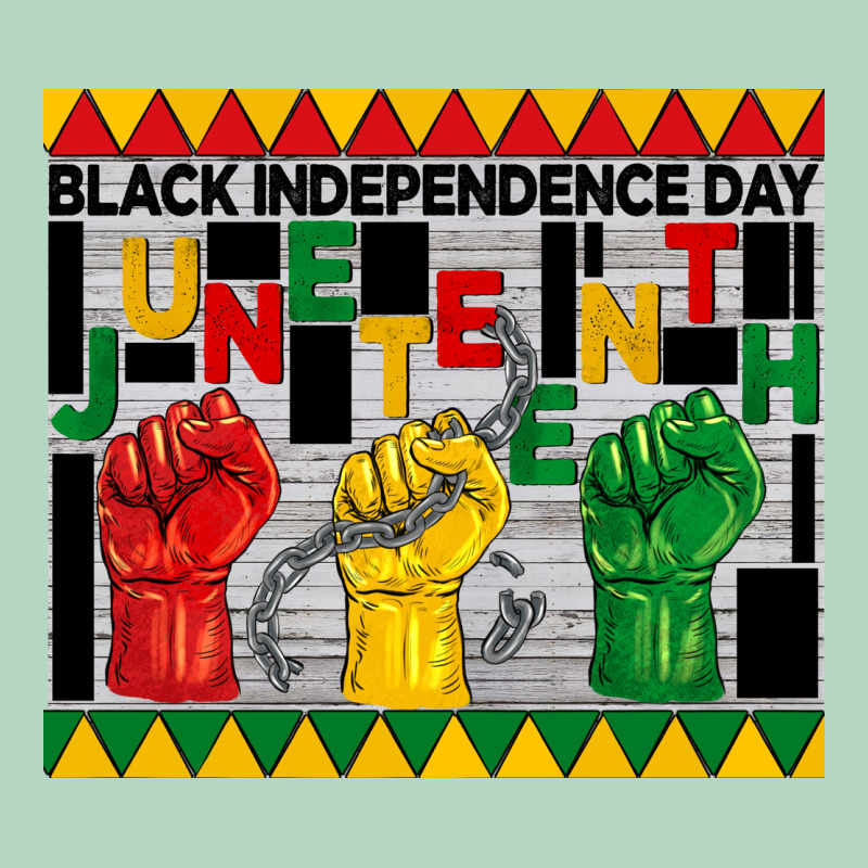 Black Independence Day Juneteenth Tumbler Classic Tee by BarkalooDesign | Teevron
