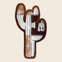 Leather Cowhide Cactus Zipper Hoodie | Teevron