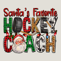 Santa's Favorite Hockey Coach For Christmas Heavy Core Tee | Teevron