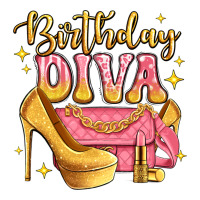 birthday diva pink and gold glitter | Teevron