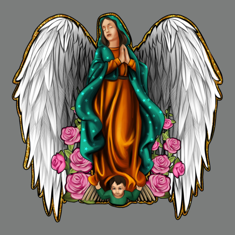 Angel Wing Lady Of Guadalupe Premium Hoodie by Jasminsmagicworld | Teevron
