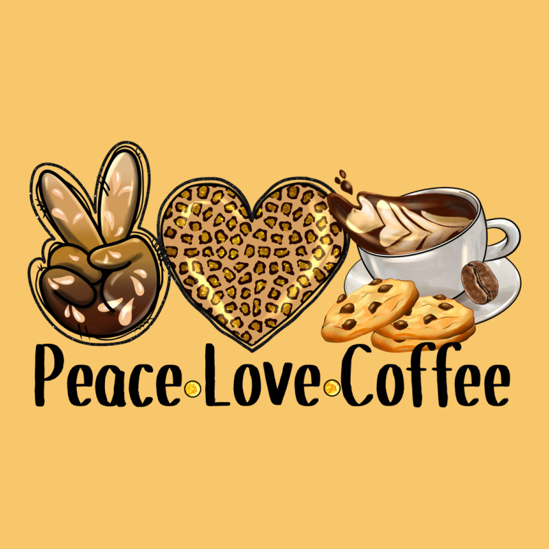 Peace Love Coffee Vintage Hoodie by BarkalooDesign | Teevron