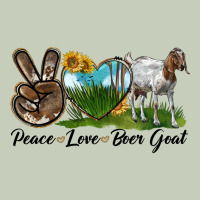 Peace Love Boer Goat Ladies Tee | Teevron