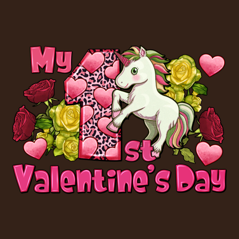 My First Valentine's Day Unicorn Heavy Core Tee by FaDigitalArtStudio | Teevron
