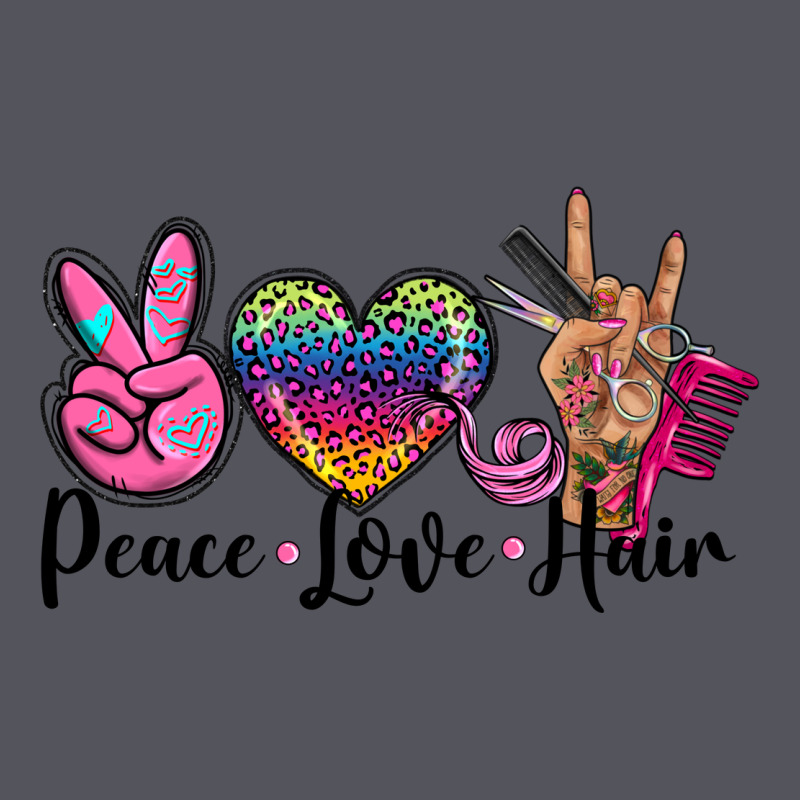 Peace Love Hair Vintage Hoodie by BarkalooDesign | Teevron