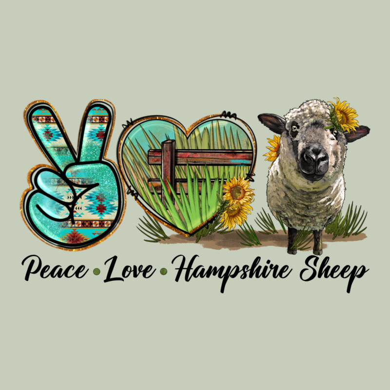 Peace Love Hampshire Sheep Ladies Tee by LillyAllenDesigns | Teevron