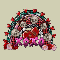 Skull Xoxo Rainbow Valentine's Day Heavy Core Tee | Teevron