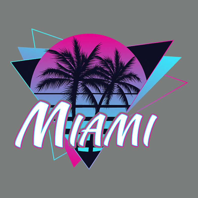 Miami Beach Souvenir Vintage 80s Premium Hoodie by linhVisuals | Teevron