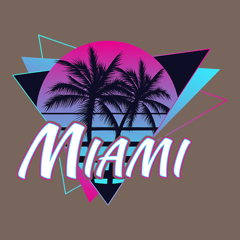 Miami Beach Souvenir Vintage 80s Premium Hoodie by linhVisuals | Teevron