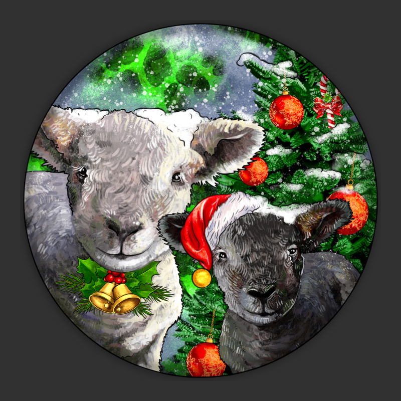 Christmas Southdown Baby Sheeps Urban Heavy Tee by LillyAllenDesigns | Teevron