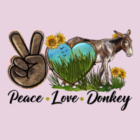Peace Love Donkey Ladies Tee | Teevron