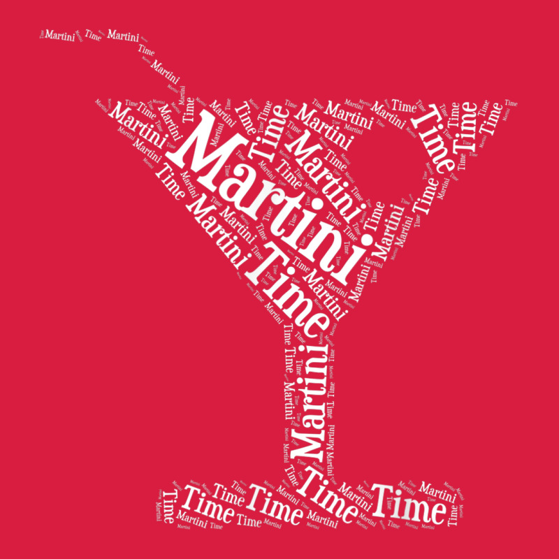 Martini Time Word Cloud Happy Hour Drink Premium Hoodie by linhVisuals | Teevron