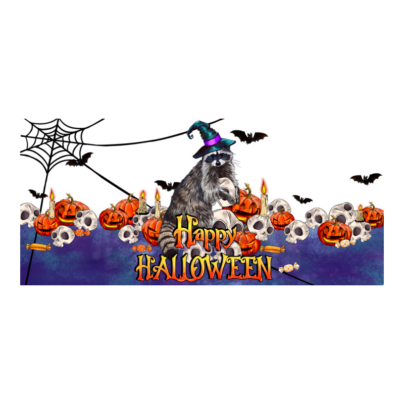 Happy Halloween Raccon Urban Heavy Tee by LillyAllenDesigns | Teevron