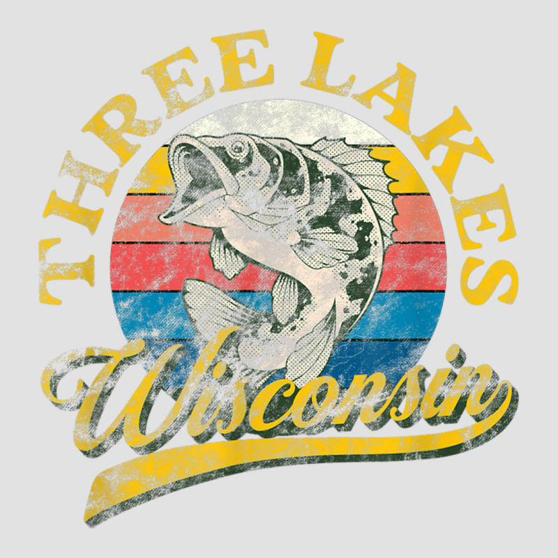Three Lakes Wisconsin Wi Fish Fishing Northern Wisconsin Premium Hoodie by linhVisuals | Teevron