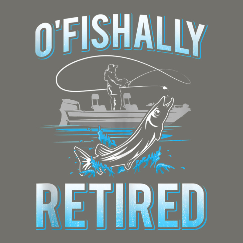 Ofishally Retired Fishing Men Premium Hoodie by linhVisuals | Teevron