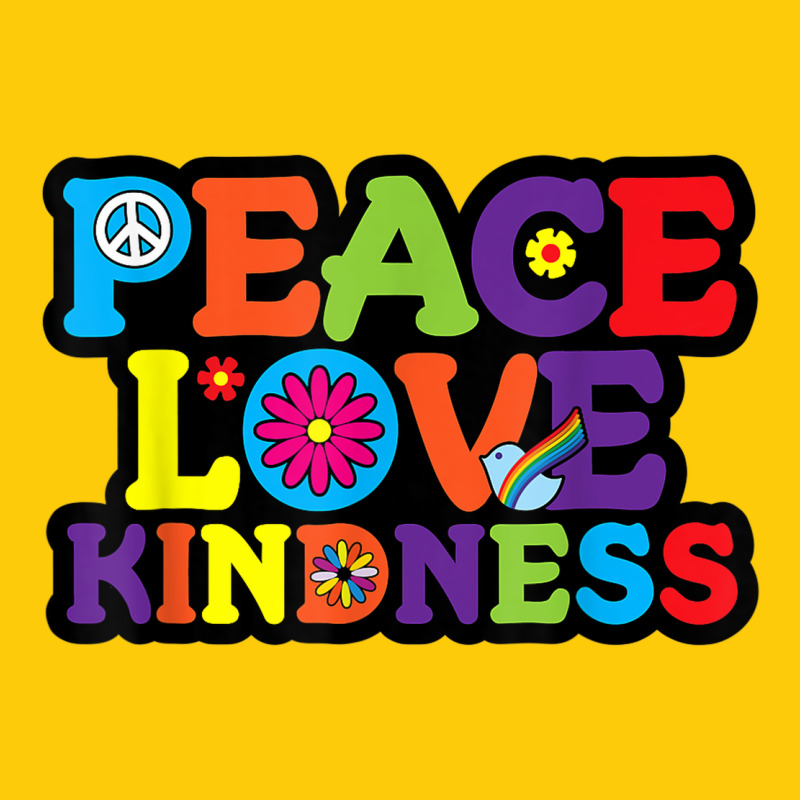 Peace Love Kindness Premium Hoodie by linhVisuals | Teevron