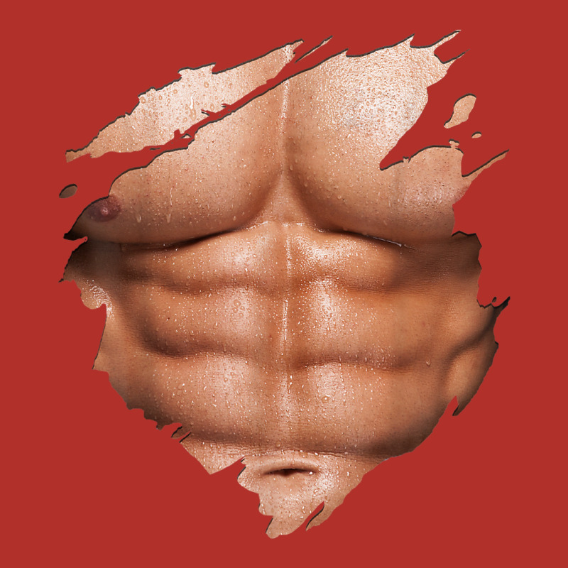 Chest Six Pack Abs Muscles Bodybuilder Premium Hoodie by linhVisuals | Teevron