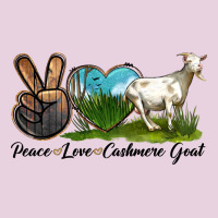 Peace Love Cashmere Goat Ladies Tee | Teevron