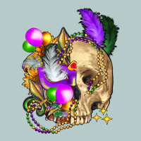 Mardi Gras Skull Heavy Core Tee | Teevron