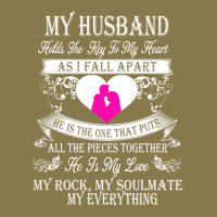 My Husband Holds The Key To My Heart Premium Hoodie | Teevron