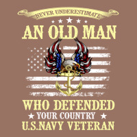 Never Underestimate An Old Man Us Navy Veteran Premium Hoodie | Teevron
