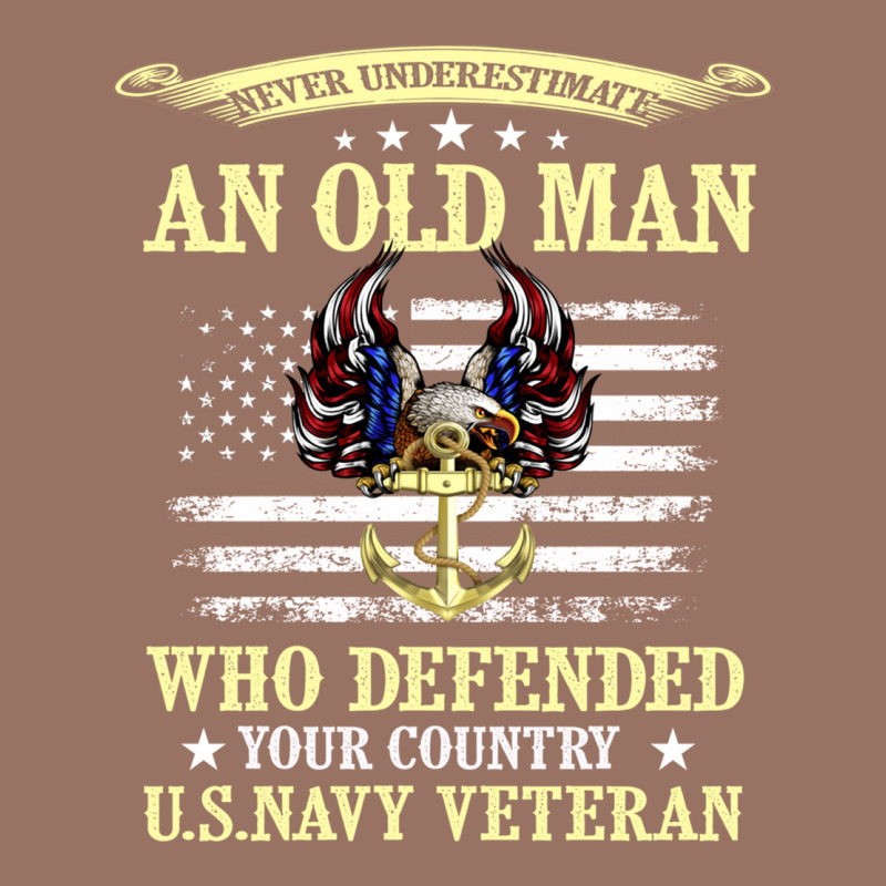 Never Underestimate An Old Man Us Navy Veteran Premium Hoodie by linhVisuals | Teevron