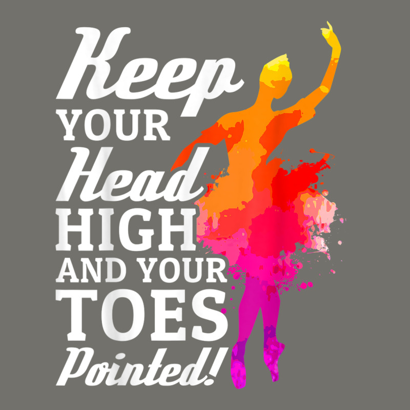 Ballet Dancer Keep Head High Toes Pointed Ballerina Teacher Premium Hoodie by linhVisuals | Teevron