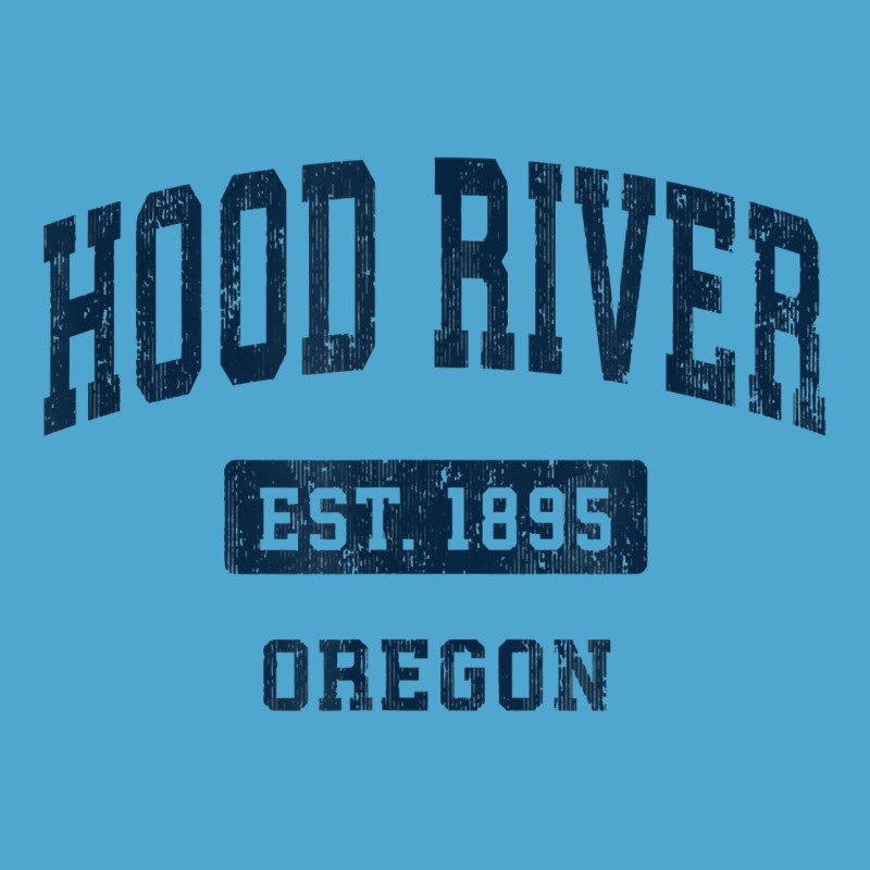 Hood River Oregon Or Vintage Sports Established Navy Design T Shirt Premium Hoodie by linhVisuals | Teevron
