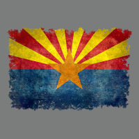 Arizona Flag In Grungy Style Raglan Baseball Tee Premium Hoodie | Teevron